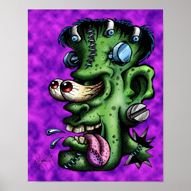 Psychedelic Frankie Fink Poster (Front)
