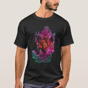 Psychedelic Ganesha Buddha Elephant T-Shirt