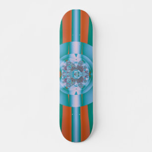 Psychedelic Green Skateboard