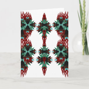 PSYCHEDELIC GREETINGS HOLIDAY CARD