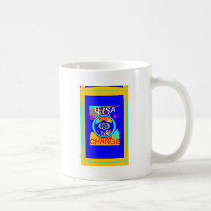 Psychedelic Groove: Pop Art Abstract Energy Coffee Mug