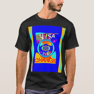 Psychedelic Groove: Pop Art Abstract Energy T-Shirt