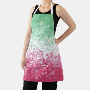 Psychedelic Groovy Abstract Abrosexual Pride Flag Apron