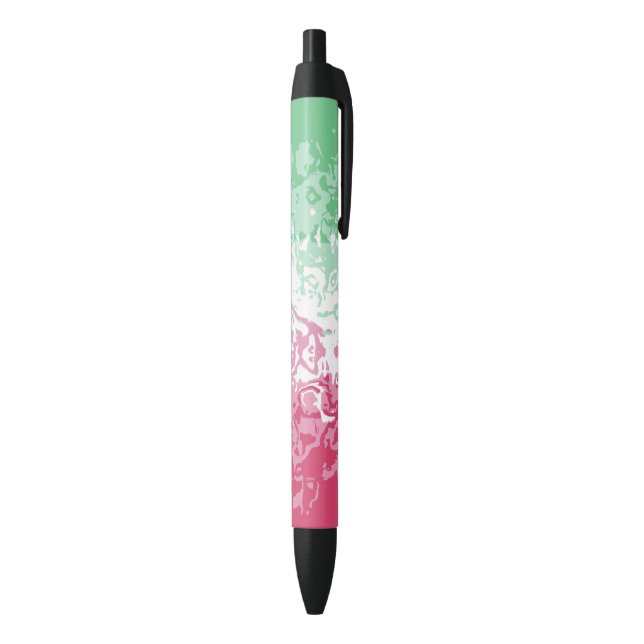 Psychedelic Groovy Abstract Abrosexual Pride Flag Black Ink Pen (Bottom (Vertical))