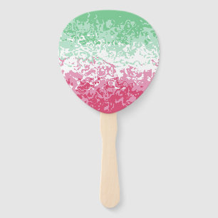 Psychedelic Groovy Abstract Abrosexual Pride Flag Hand Fan