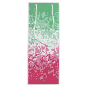 Psychedelic Groovy Abstract Abrosexual Pride Flag Wine Gift Bag