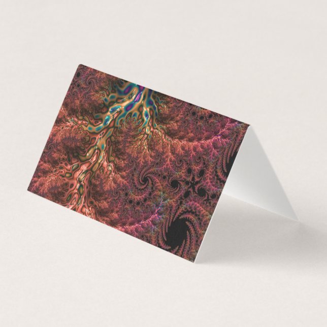 Psychedelic Groovy Trippy Funky Colourful Fractal (Back)