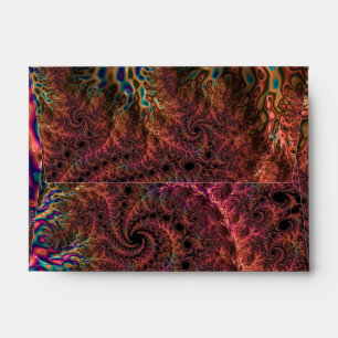 Psychedelic Groovy Trippy Funky Colourful Fractal Envelope