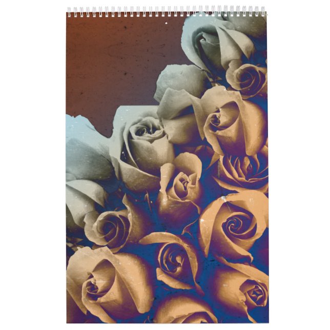 Psychedelic Grunge Roses Calendar (Cover)