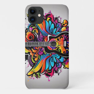 Psychedelic Guitar iPhone 11 Case