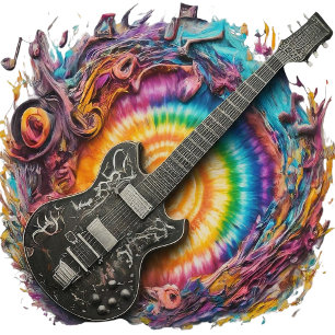 Psychedelic Guitar Vibes T-Shirt