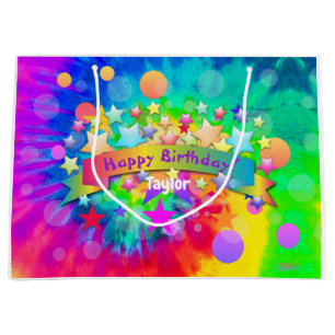 Psychedelic Happy Birthday Cadeau Sac HAMbyWG
