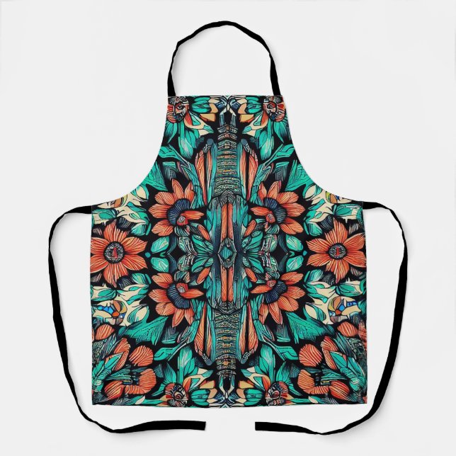 Psychedelic Hawaiian Apron (Front)