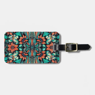 Psychedelic Hawaiian Luggage Tag