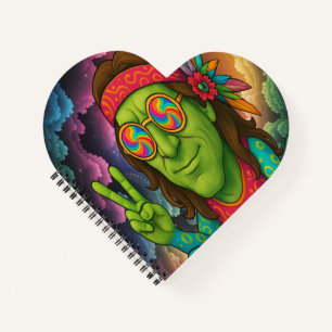 Psychedelic Hippie Notebook