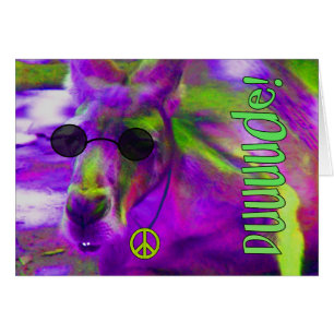 Psychedelic Hippie Peace Loving Kangaroo, Dude!