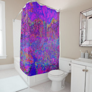 Psychedelic Impressionistic Purple Landscape