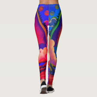 Psychedelic Journey Leggings: Hippie Vibes & Regga Leggings