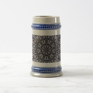 PSYCHEDELIC KALEIDOSCOPE,MANDALA /MYSTIC MEMORIES BEER STEIN