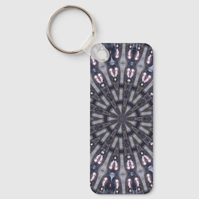 PSYCHEDELIC KALEIDOSCOPE /MYSTIC MEMORIES KEYCHAIN (Front)