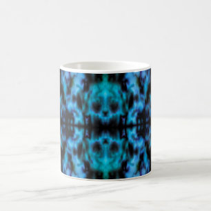 Psychedelic kaleidoscope pattern coffee mug