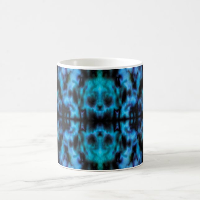 Psychedelic kaleidoscope pattern coffee mug (Center)