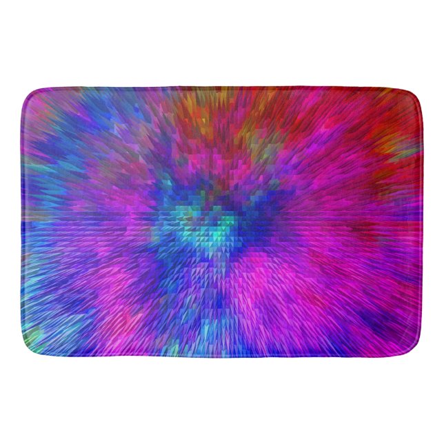 Psychedelic Kersplash...... Bath Mat (Front)