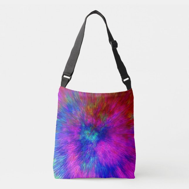 Psychedelic Kersplash...... Crossbody Bag (Front)