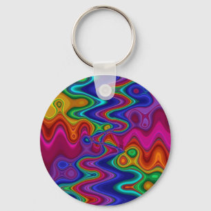 Psychedelic Keychain