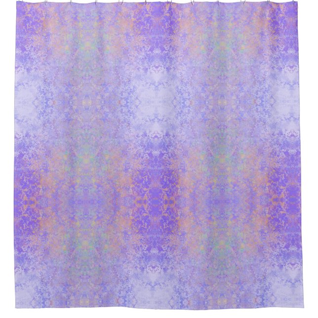 Psychedelic Lavender Purple Neon Pastel Abstract (Front)