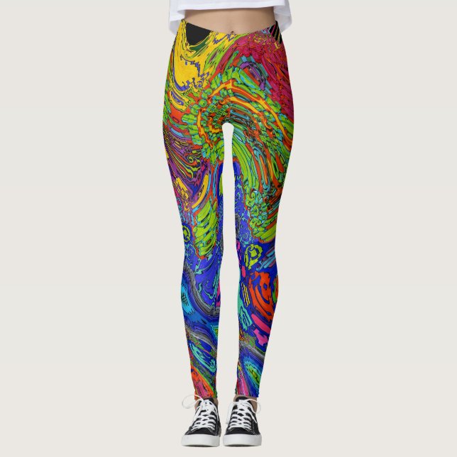 Psychedelic Leggings (Front)