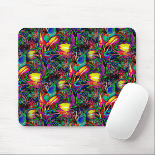 Psychedelic Lilies..... Mouse Pad