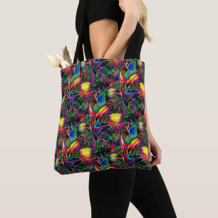 Psychedelic Lilies....... Tote Bag
