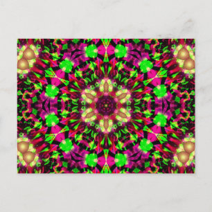 Psychedelic Mandala #13 Postcard