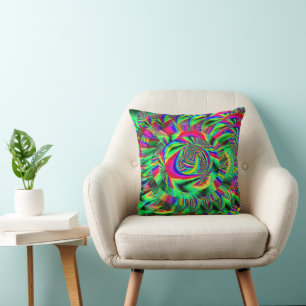 Psychedelic Memories..... Throw Pillow