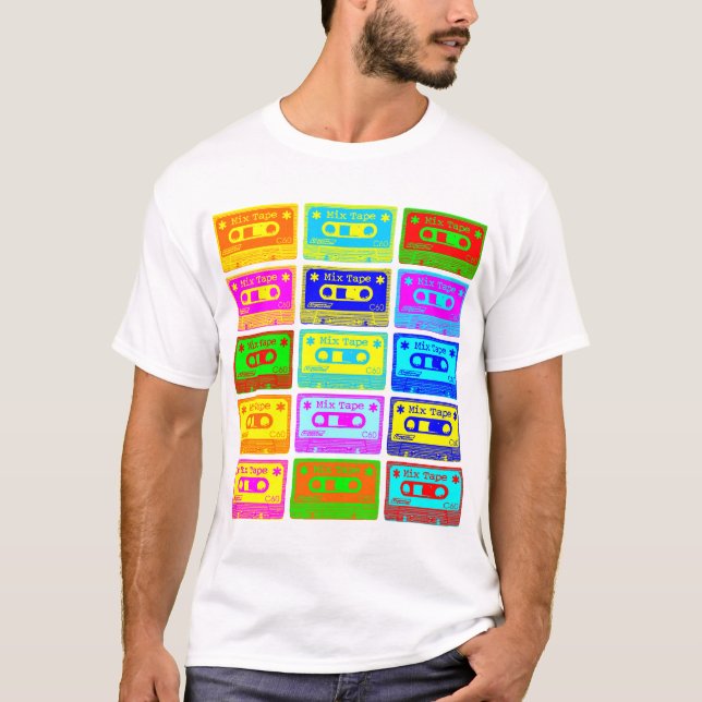 Psychedelic Mix Tape T-Shirt (Front)