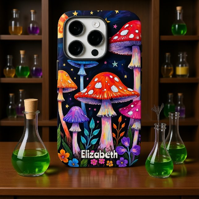 Psychedelic Moonlight Garden Case-Mate iPhone Case (Creator Uploaded)