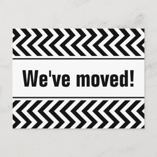 Psychedelic moving postcards zig zag stripes