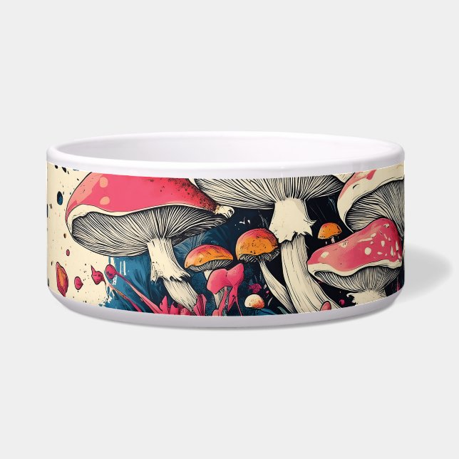 Psychedelic Mushroom Forest with Guitar (Front)