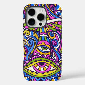 Psychedelic Mushroom Swirl iPhone 16 Case