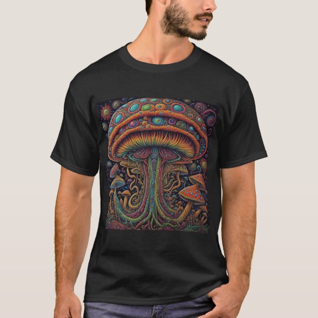 Psychedelic mushroom  T-Shirt (Front)