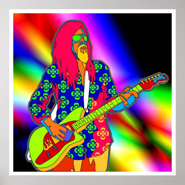 psychedelic music poster FROM 8.99 (Front)