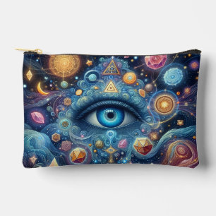 Psychedelic Mystic Eye Accessory Pouch