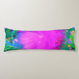 Psychedelic Nature Ultra-Violet Purple Milkweed Body Pillow