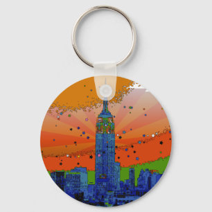 Psychedelic NYC: ESB #3 Keychain