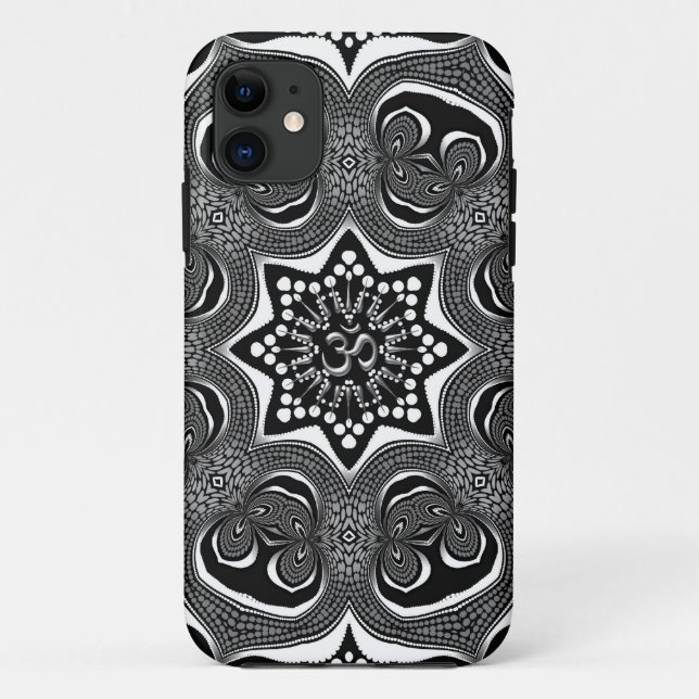 Psychedelic Optical Aum iPhone 5 Case-Mate Case-Mate iPhone Case (Back)