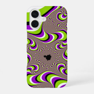 Psychedelic Optical Illusion iPhone 16 Case