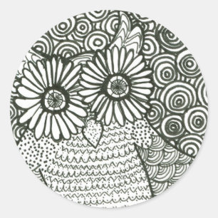Psychedelic Owl Sticker