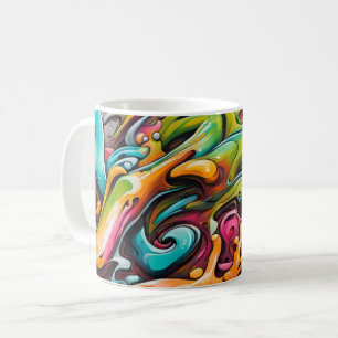 Psychedelic Paint Coffee Mug