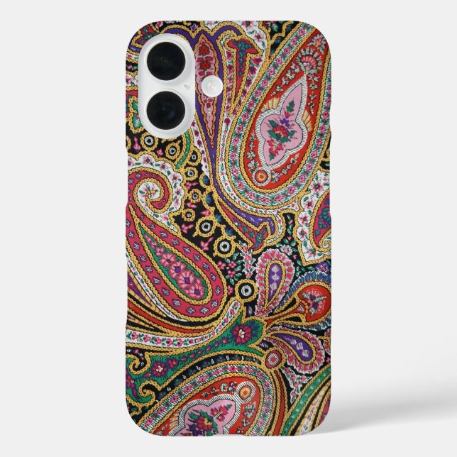 psychedelic paisley pattern Case-Mate iPhone case (Back)